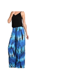 Boutique Boho Tie Dye Strappy Pant Jumpsuit-Short